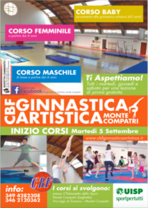 inizio corsi ginnastica artistica